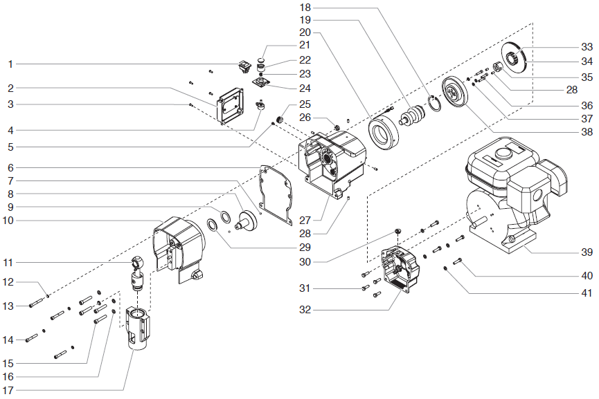 LineCrew 1600 Drive Assembly
